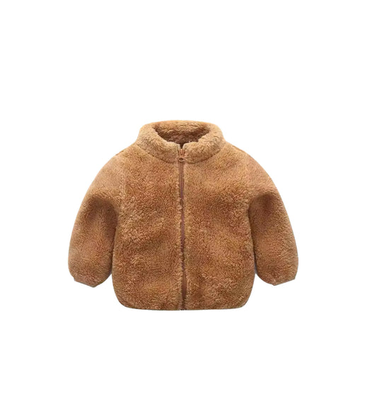 Fur zipup jacket